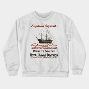 Vintage Royal Navy Recruitment Crewneck Sweatshirt